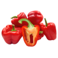 Organic Red Bell Peppers - 1 Each
