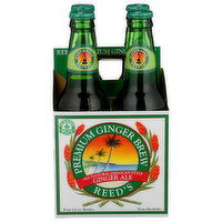 REED's Ginger Beer - 12 Fluid Ounce - 4 Count