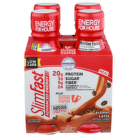 Slim Fast Caramel Latte Advanced Energy - 11 Fluid Ounce - 4 Count