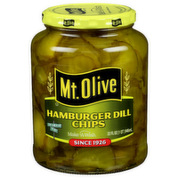 Mt. Olive Hamburger Dill Chips - 32 Fluid Ounce