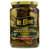 Mt. Olive Mop Bread Bttr Chip Old Fshion - 24 Fluid Ounce