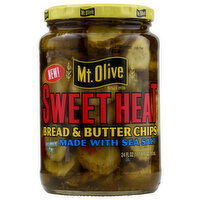 Mt. Olive Mop Bread Bttr Chip Swt Heat - 24 Fluid Ounce