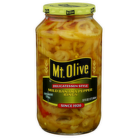 Mt. Olive Delicatessen Style Mild Banana Pepper Rings - 32 Fluid Ounce