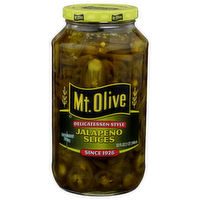 Mt. Olive Delicatessen Style Jalapeno Slices - 32 Fluid Ounce