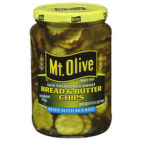 Mt. Olive Old-Fashioned Sweet Bread & Butter Chips - 24 Fluid Ounce