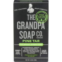 The Grandpa Soap Co. Face Body & Hair Pine Tar - 4.25 Ounce