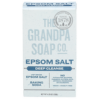 The Grandpa Soap CO. Deep Cleanse Epsom Salt Bar - 4.25 Ounce