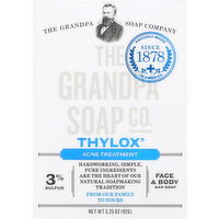The Grandpa Soap CO. Face & Body Bar Thylox Acne Treatment - 3.25 Ounce