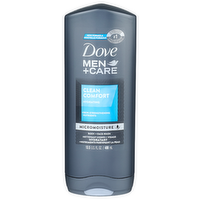 Dove Men+care Clean Comfort Body + Face Wash - 13.5 Fluid Ounce