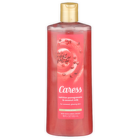Caress Tahitian Pomegranate & Coconut Milk Exfoliating Body Wash - 18 Fluid Ounce