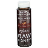 JAMIE's Hive To Table Cinnamon Liquid Raw Infused Honey - 12 Ounce