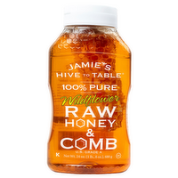 JAMIE's Hive To Table Honey Jamies Wflwr W Comb - 24 Ounce