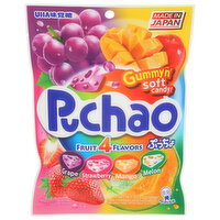 Puchao Grape, Strawberry, Mango, Melon Uha Mikakuto Soft Candy Fruit Variety Pack Bag - 3.53 Ounce