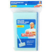 Mr. Clean Refill Deluxe Sponge Mop With Scrubber - 1 Each