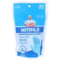 MR. Clean Nitrile Disposable Gloves - 30 Count