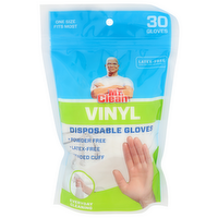 Mr. Clean Vinyl Disposable Gloves - 30 Count