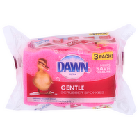 Dawn Sponges & Scrubbers Gentle Ultra Scrubber - 3 Count