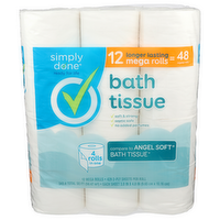 Simply Done Bath Tissue - 12 Count