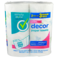 Simply Done Print Decor Paper Towels - 2 Count