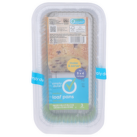 Simply Done Medium Loaf Pans With Lids - 3 Count