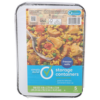 Simply Done Storage Containers With Board Lids - 5 Count