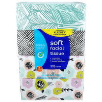 Simply Done Unscented Soft Facial Tissue - 4 Count