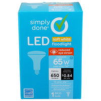 Simply Done BR30 65W LED Soft White Floodlight Bulbs - 1 Count