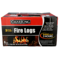 Charking Fire Logs - 3.8 Ounce - 6 Count