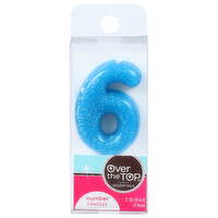 OVER THE TOP ESSENTIALS Number 6 Candles - 1 Each