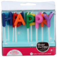 OVER THE TOP ESSENTIALS Happy Birthday Candles - 13 Count