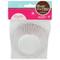 Over The Top Essentials Shiny Silver Foil Baking Cup - 50 Count