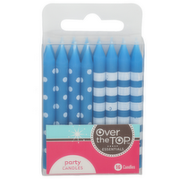 Over The Top Essentials Party Candles - 16 Count