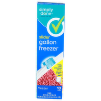 Simply Done Slider Gallon Freezer - 10 Count