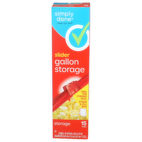 Simply Done Slider Gallon Storage - 15 Count