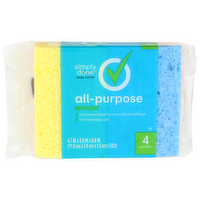 Simply Done All-Purpose Sponges - 4 Count