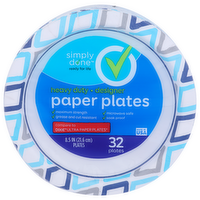 Simply Done Paper Plates - 32 Count