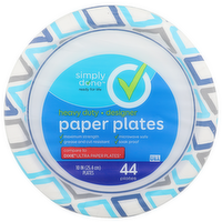 Simply Done Paper Plates - 44 Count