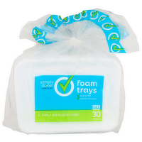 Simply Done Foam Trays - 30 Count