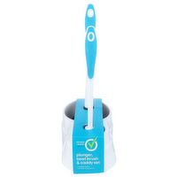 Simply Done Plunger, Bowl Brush & Caddy Set - 1 Each