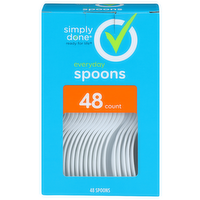 Simply Done Everyday Spoons - 48 Count