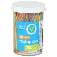Simply Done Colored Toothpicks - 250 Count