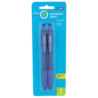 Simply Done Blue Ball Point Pens - 2 Count