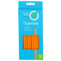 Simply Done Sharpened 2 Pencils - 12 Count
