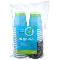 Simply Done To-Go Cups - 12 Fluid Ounce - 24 Count