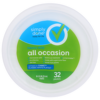 Simply Done Heavy Duty All Occasion Plate - 32 Count