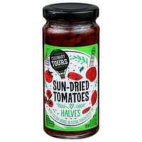 Culinary Tours With Italian Herbs In Extra Virgin Olive Oil Halves Sun-Dried Tomatoes - 8.5 Ounce