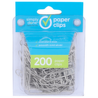 Simply Done Paper Clips - 200 Count
