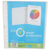 Simply Done Sheet Protectors - 3 Count