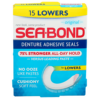 Sea-Bond Original Denture Adhesive Seals - 15 Count