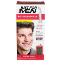 Just For Men Medium Brown A-35 Easy Comb-In Color - 1 Each